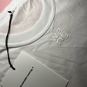 White XS Tshirt/baby tee